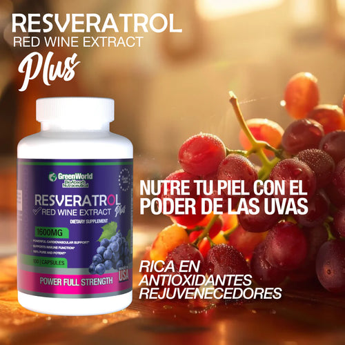 Resveratrol en Capsulas Antioxidante Poderoso