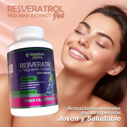 Resveratrol en Capsulas Antioxidante Poderoso